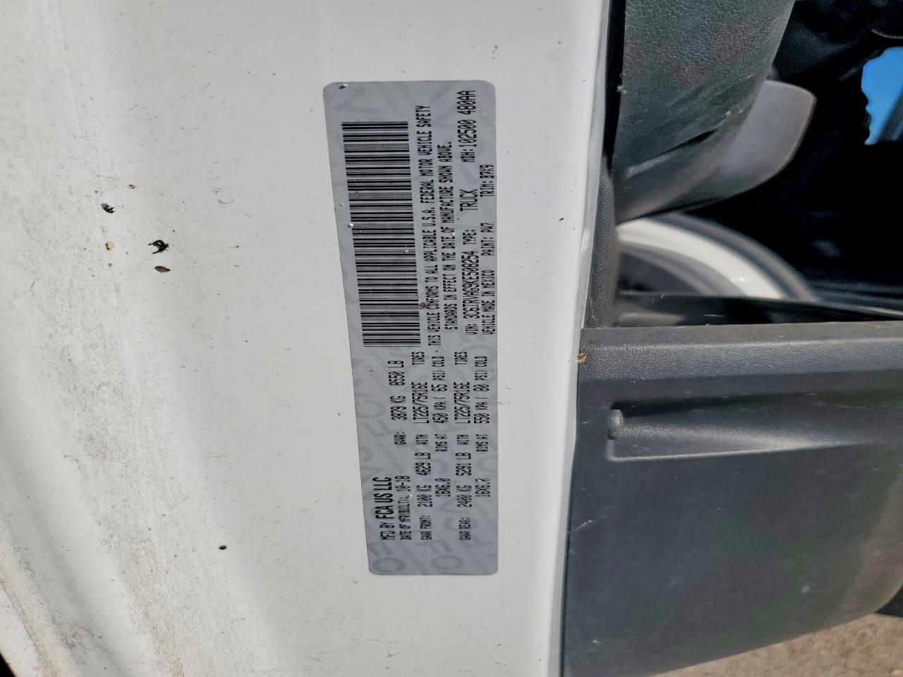 2019 RAM PROMASTER 1500 — фото 13