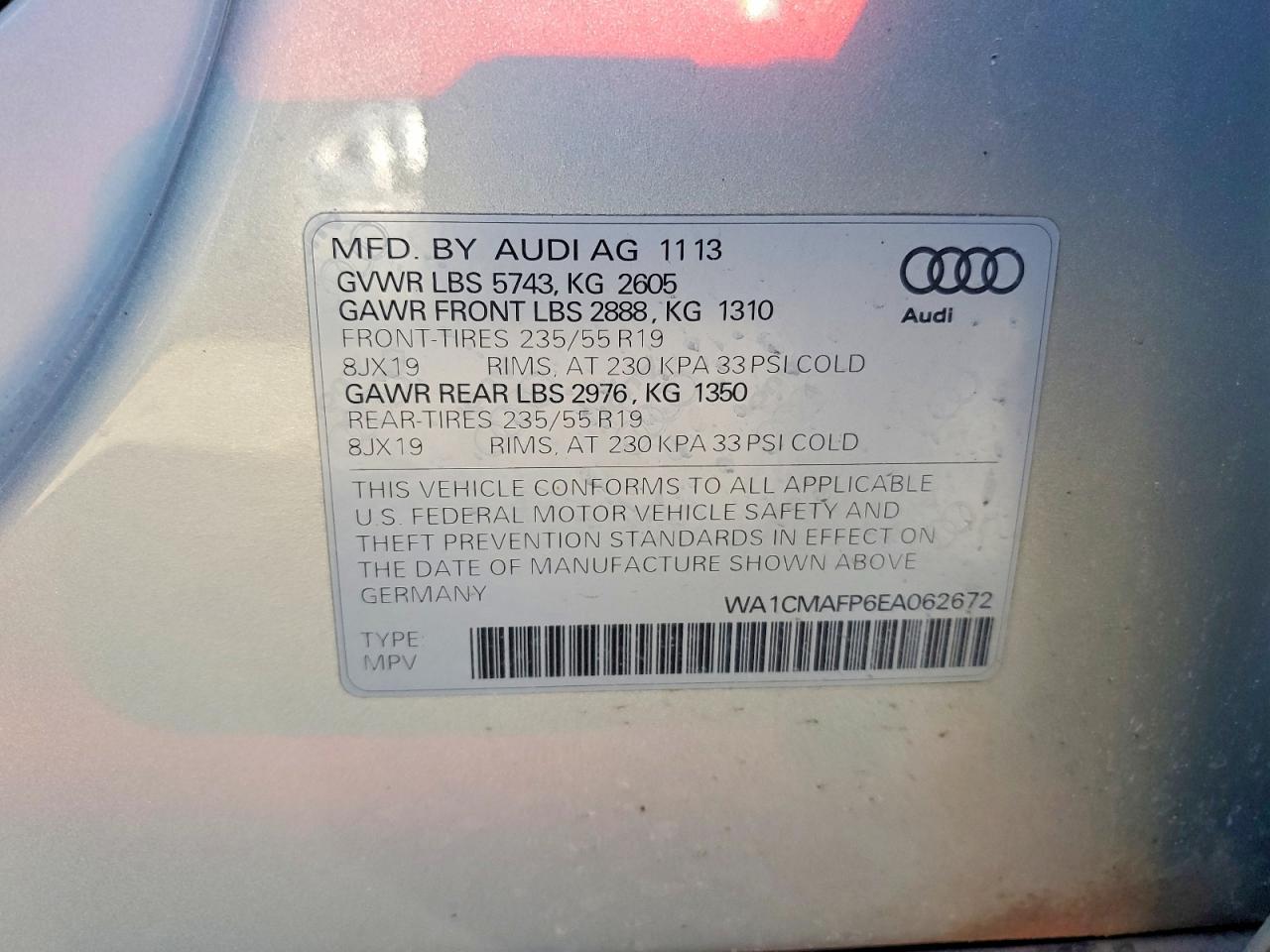 2014 AUDI Q5 — фото 13