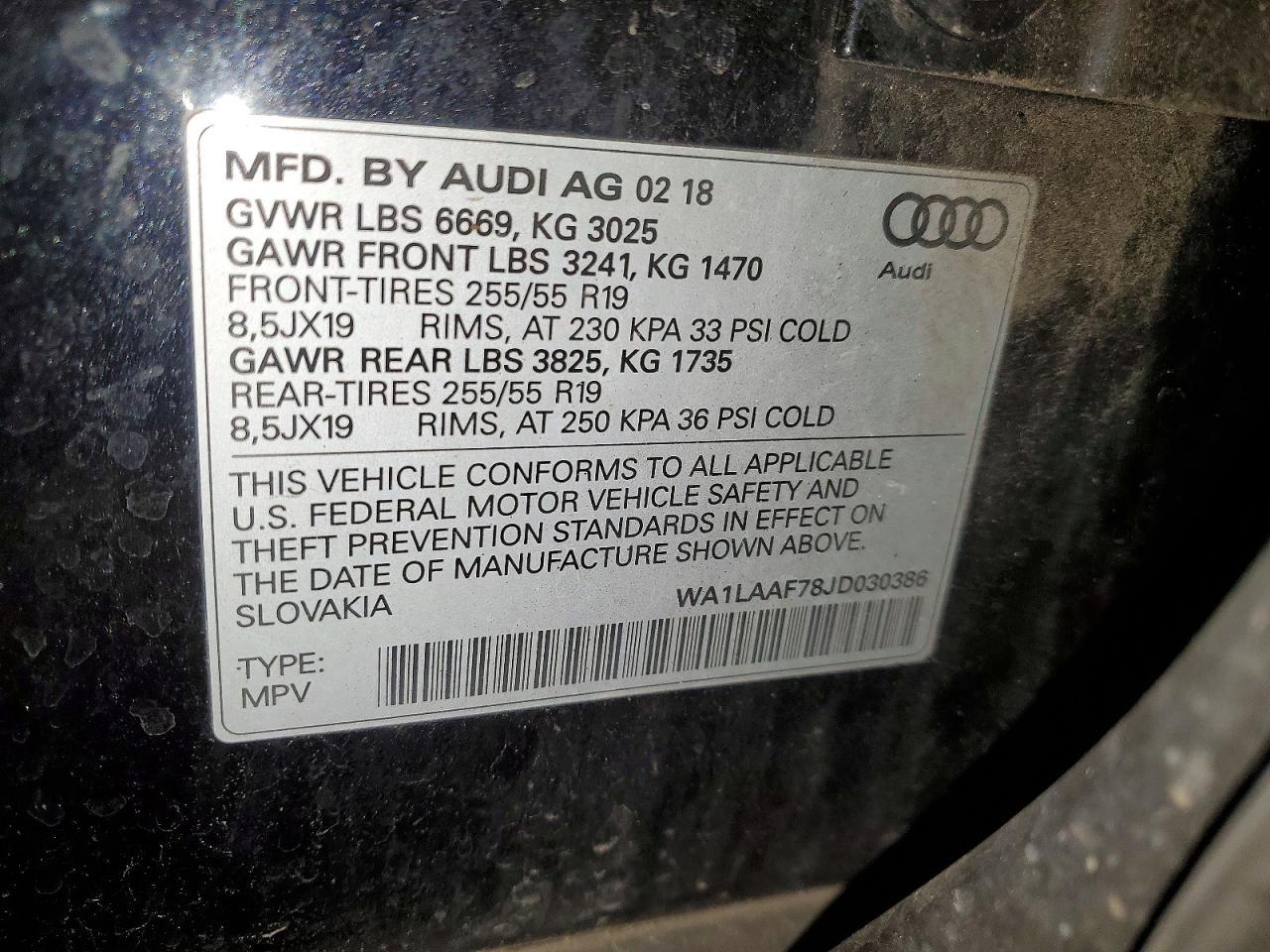 2018 AUDI Q7 — фото 13