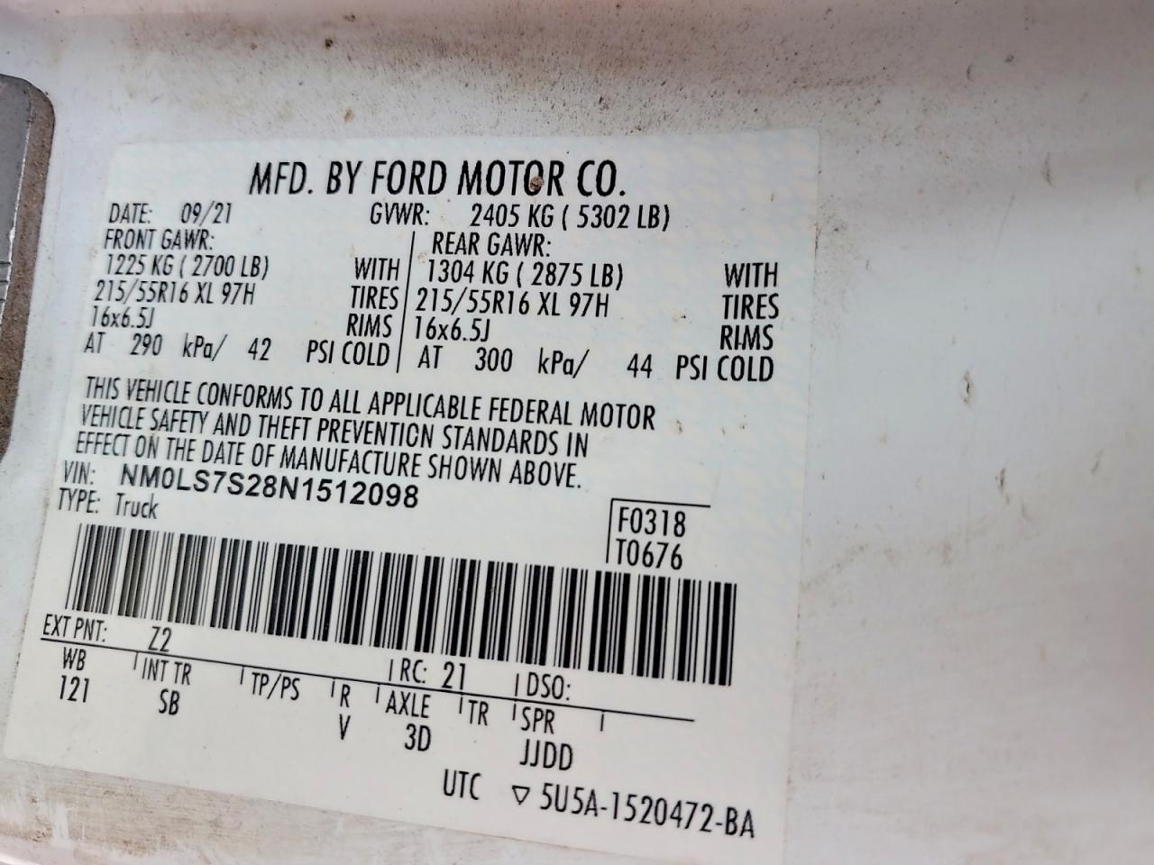 FORD TRANSIT CONNECT