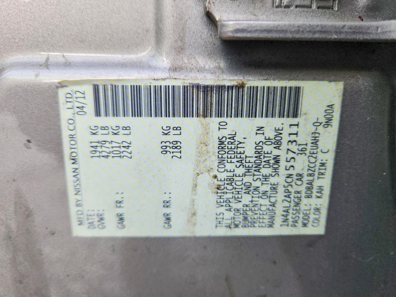 NISSAN ALTIMA