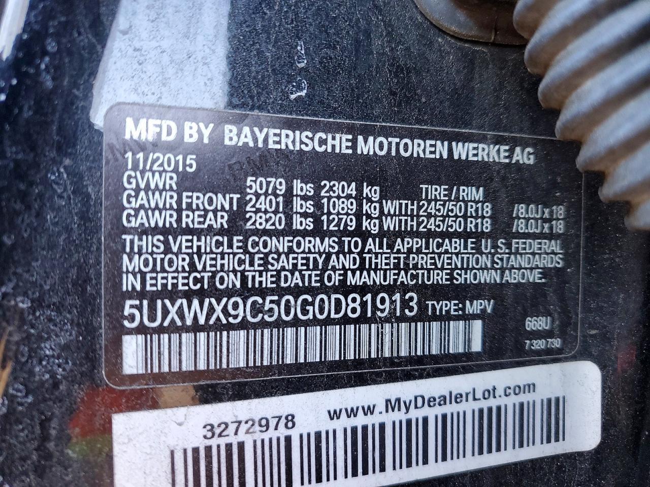 2016 BMW X3 — фото 13