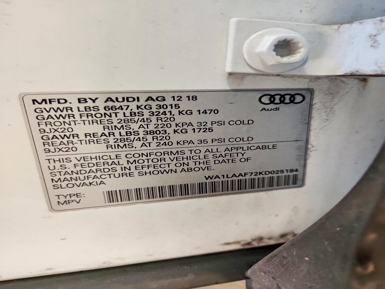 2019 AUDI Q7 — фото 14