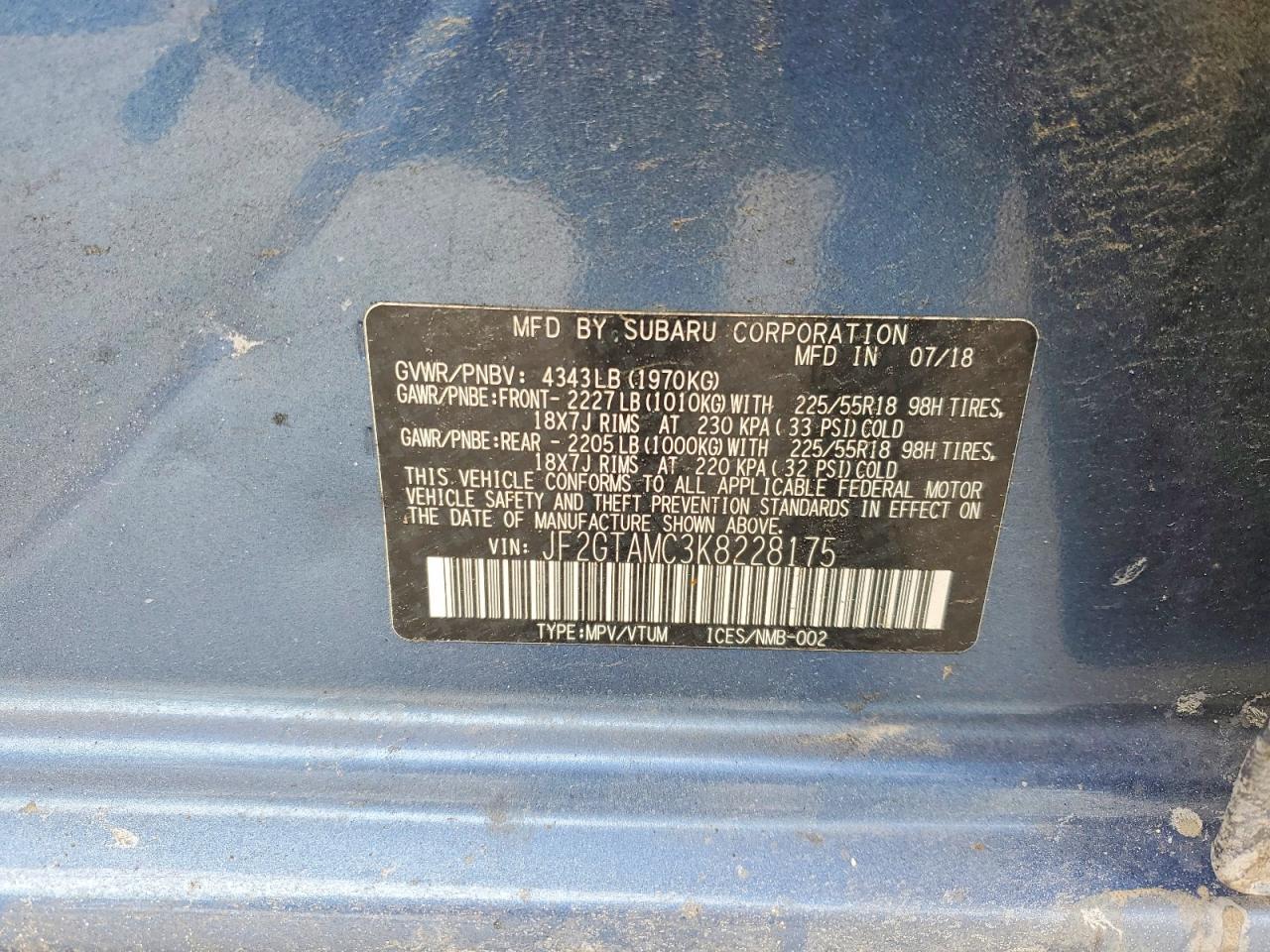 SUBARU CROSSTREK