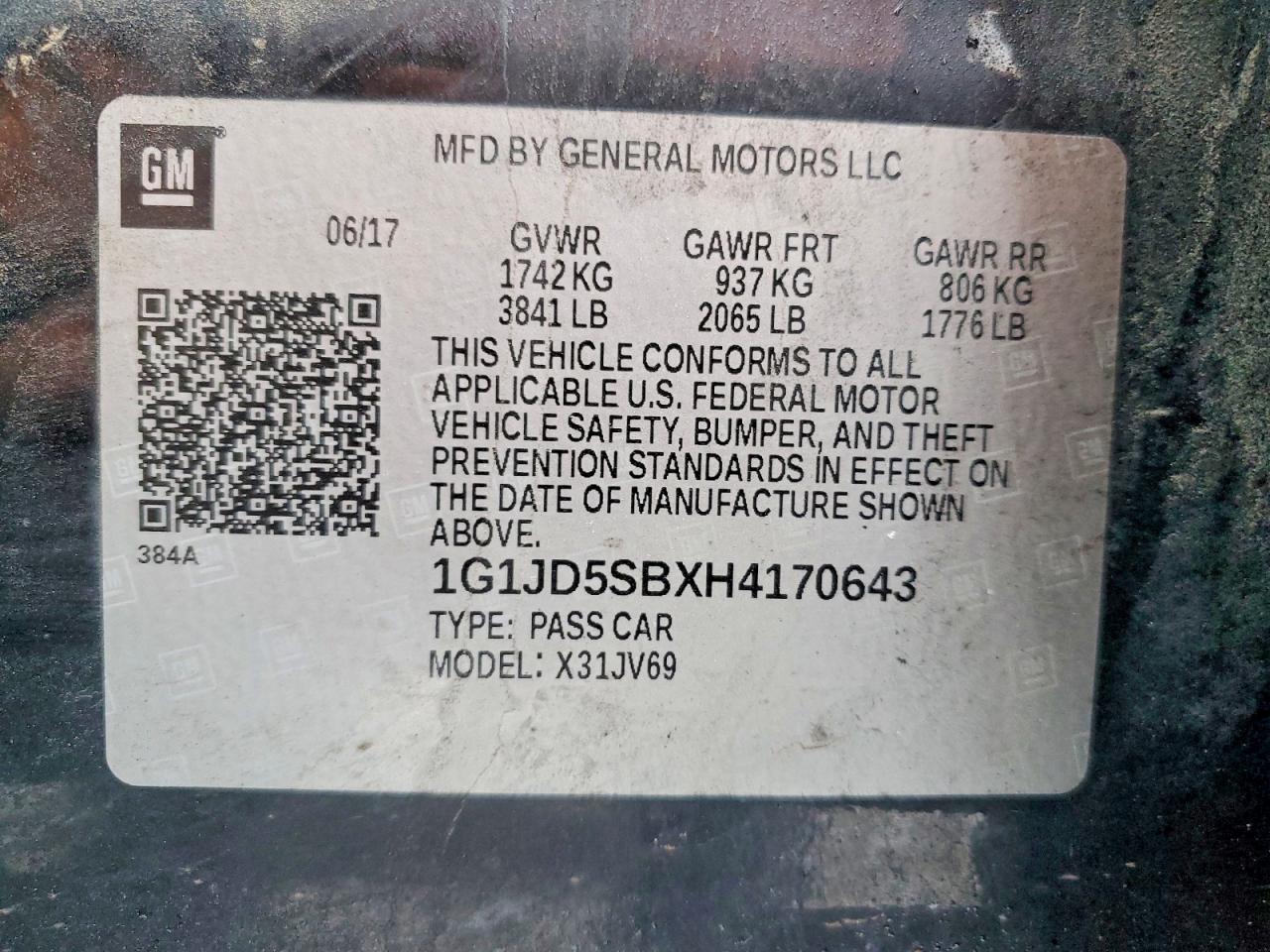 CHEVROLET SONIC