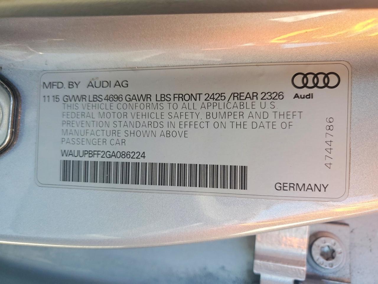 2016 AUDI A3 — фото 12