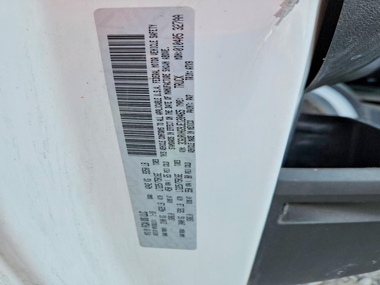 RAM PROMASTER 3500