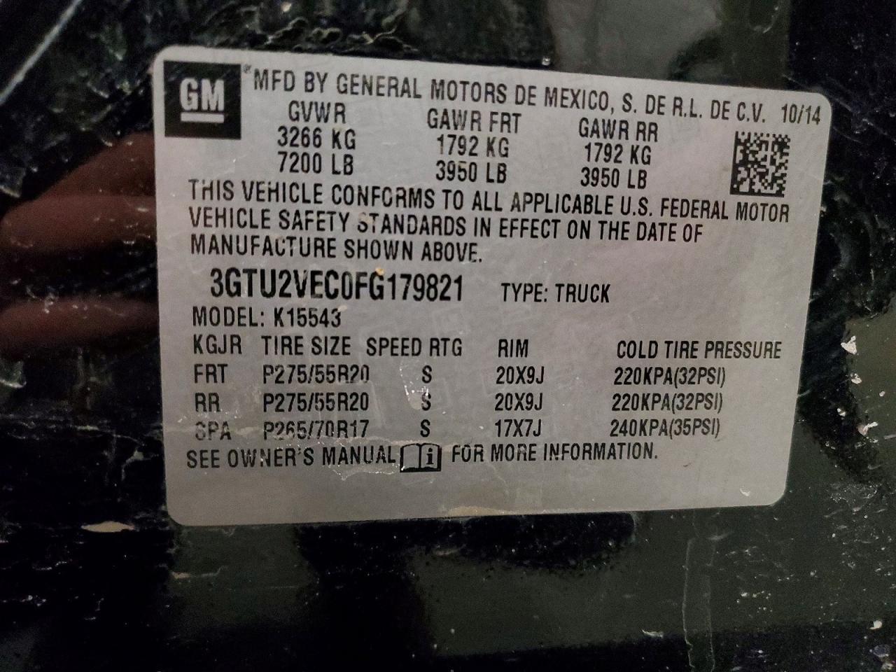 2015 GMC SIERRA 1500 — фото 12