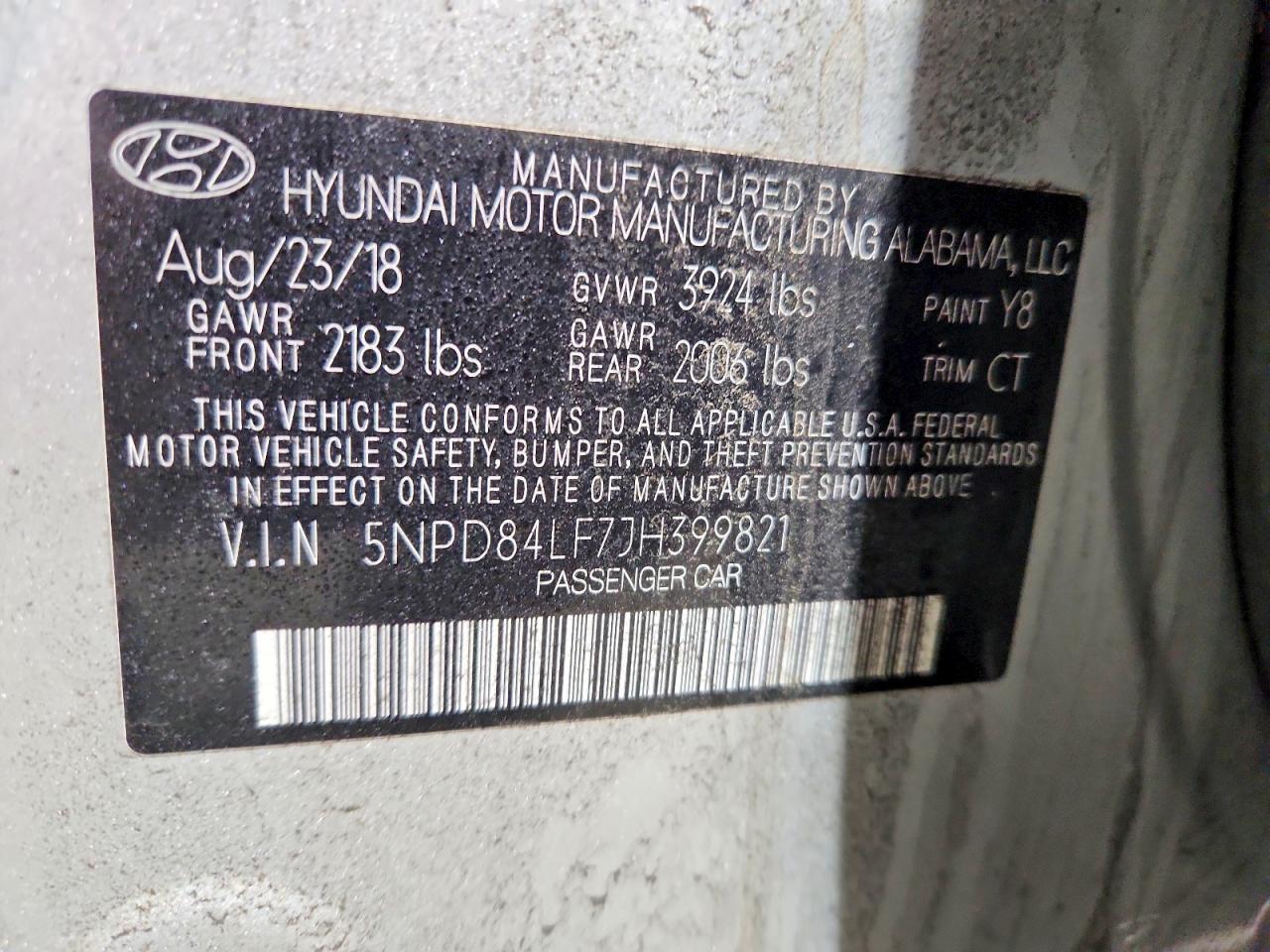 2018 HYUNDAI ELANTRA — фото 13
