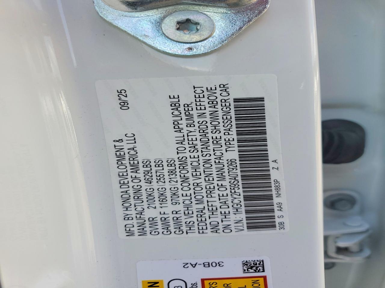 HONDA ACCORD HYBRID