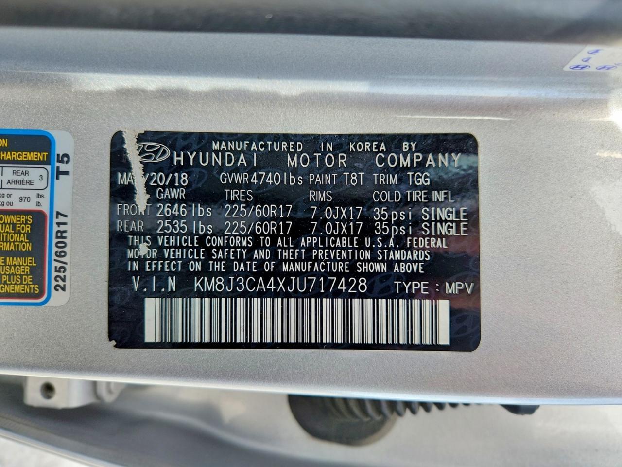 2018 HYUNDAI TUCSON — фото 13