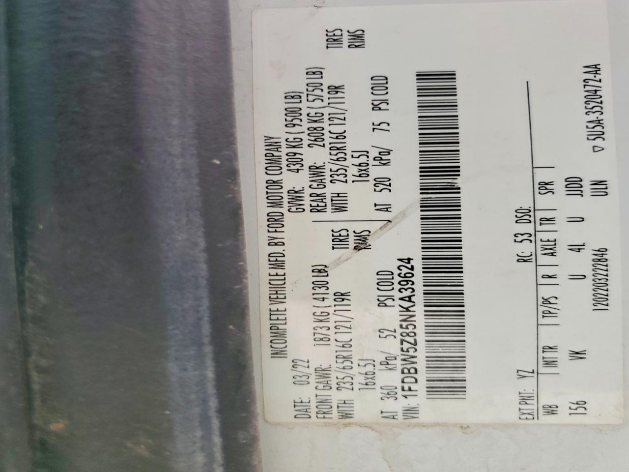 2022 FORD TRANSIT — фото 12
