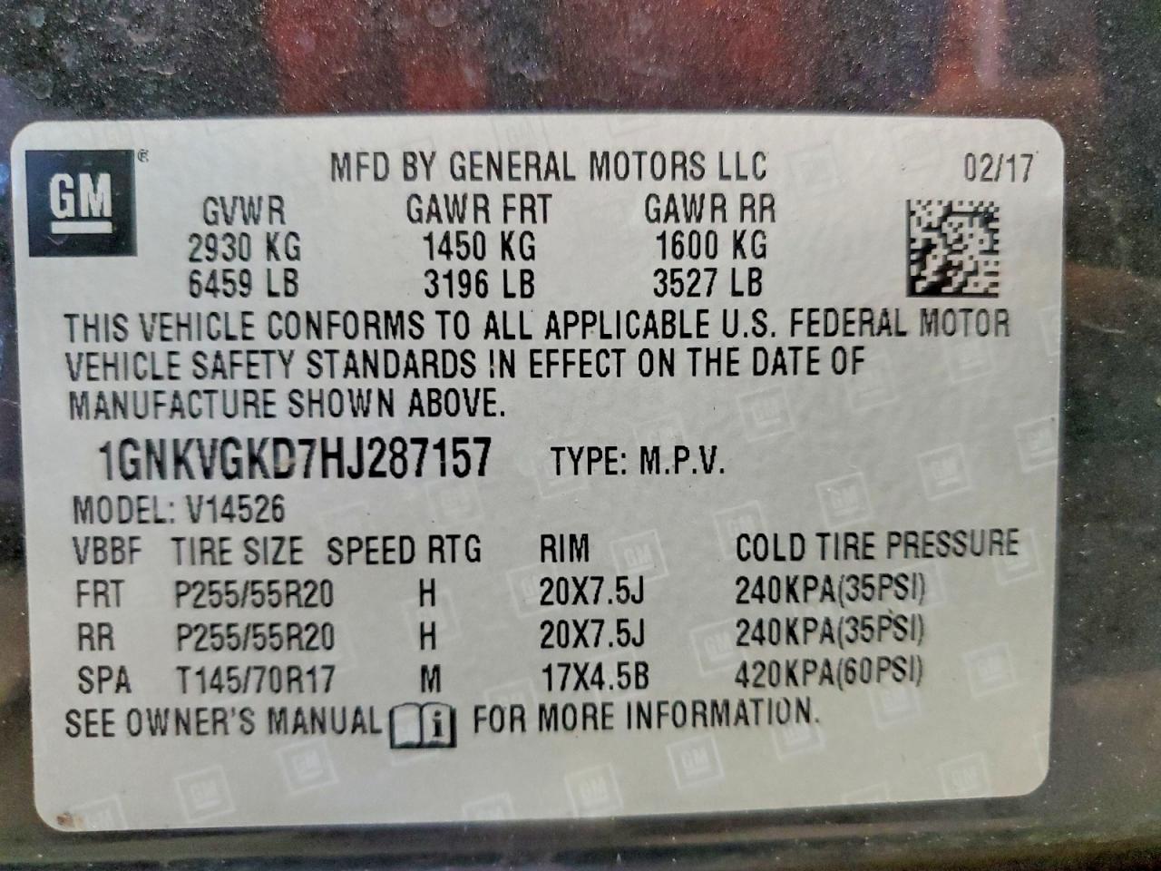 CHEVROLET TRAVERSE