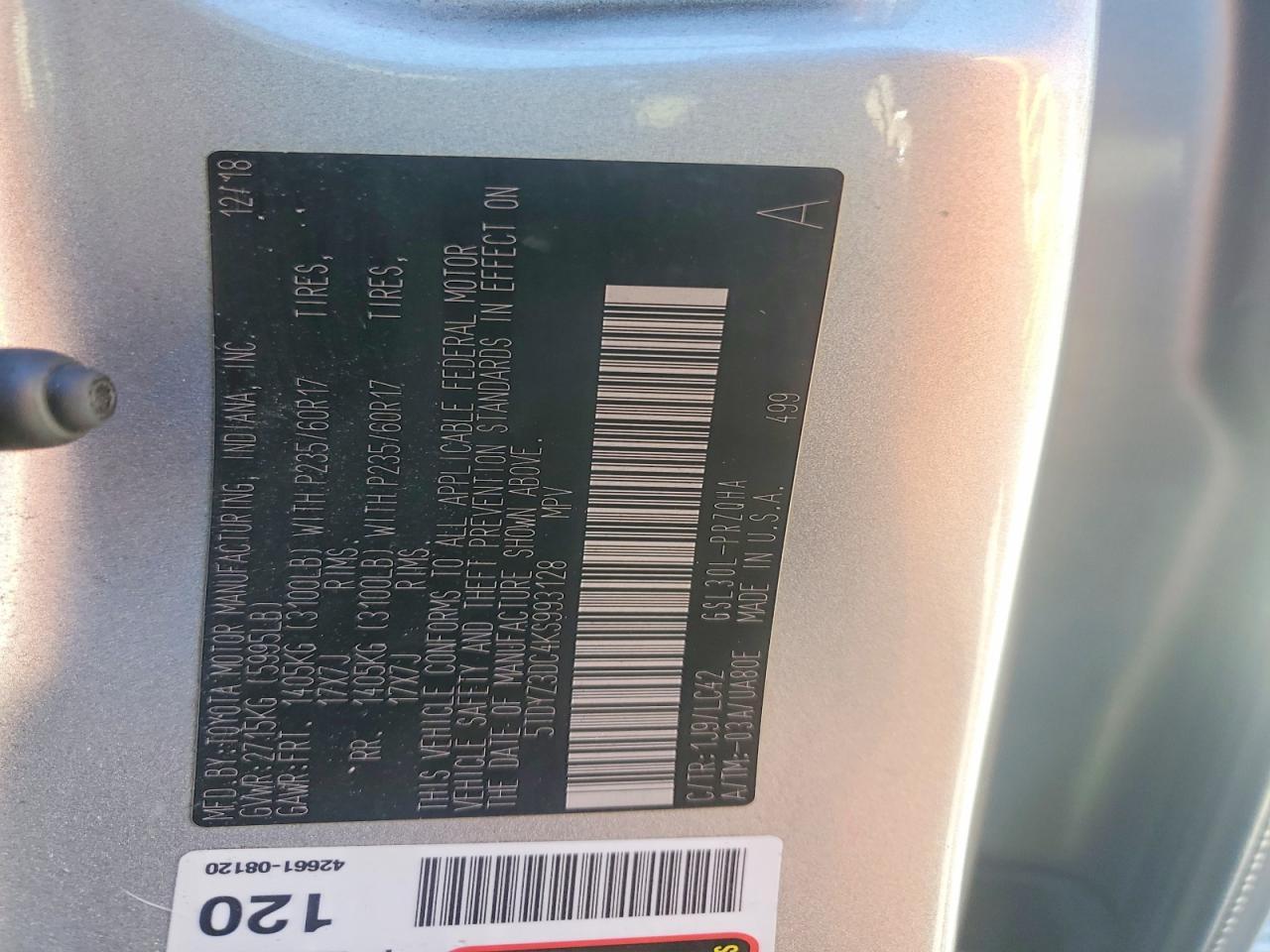 TOYOTA SIENNA