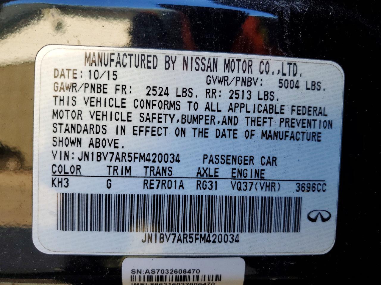 INFINITI Q50