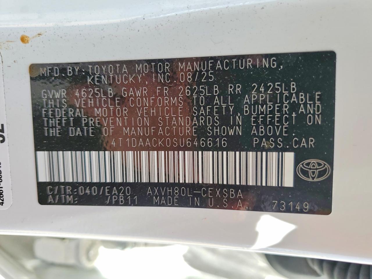2025 TOYOTA CAMRY HYBRID — фото 13
