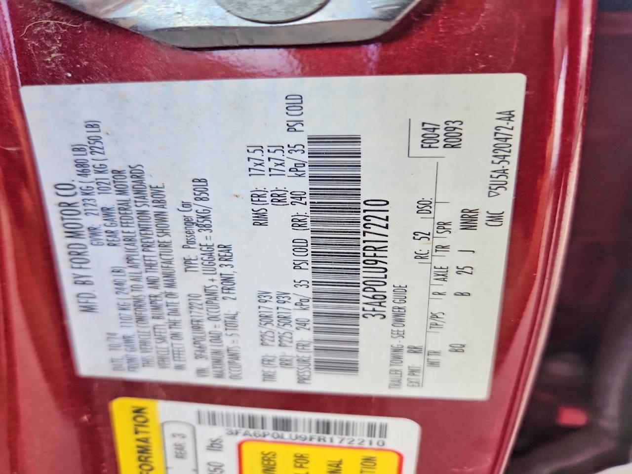 FORD FUSION HYBRID