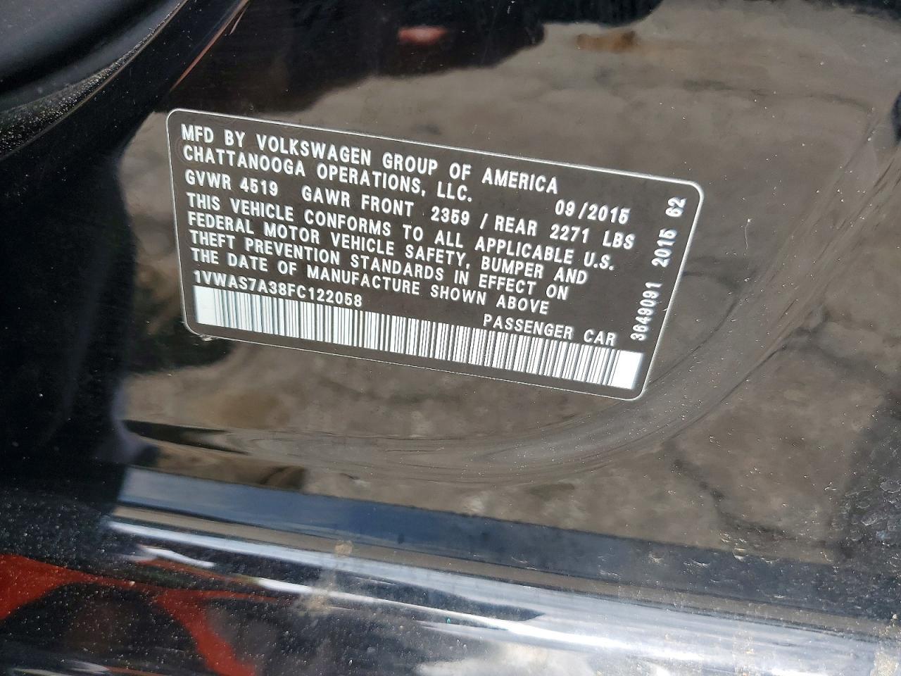 VOLKSWAGEN PASSAT