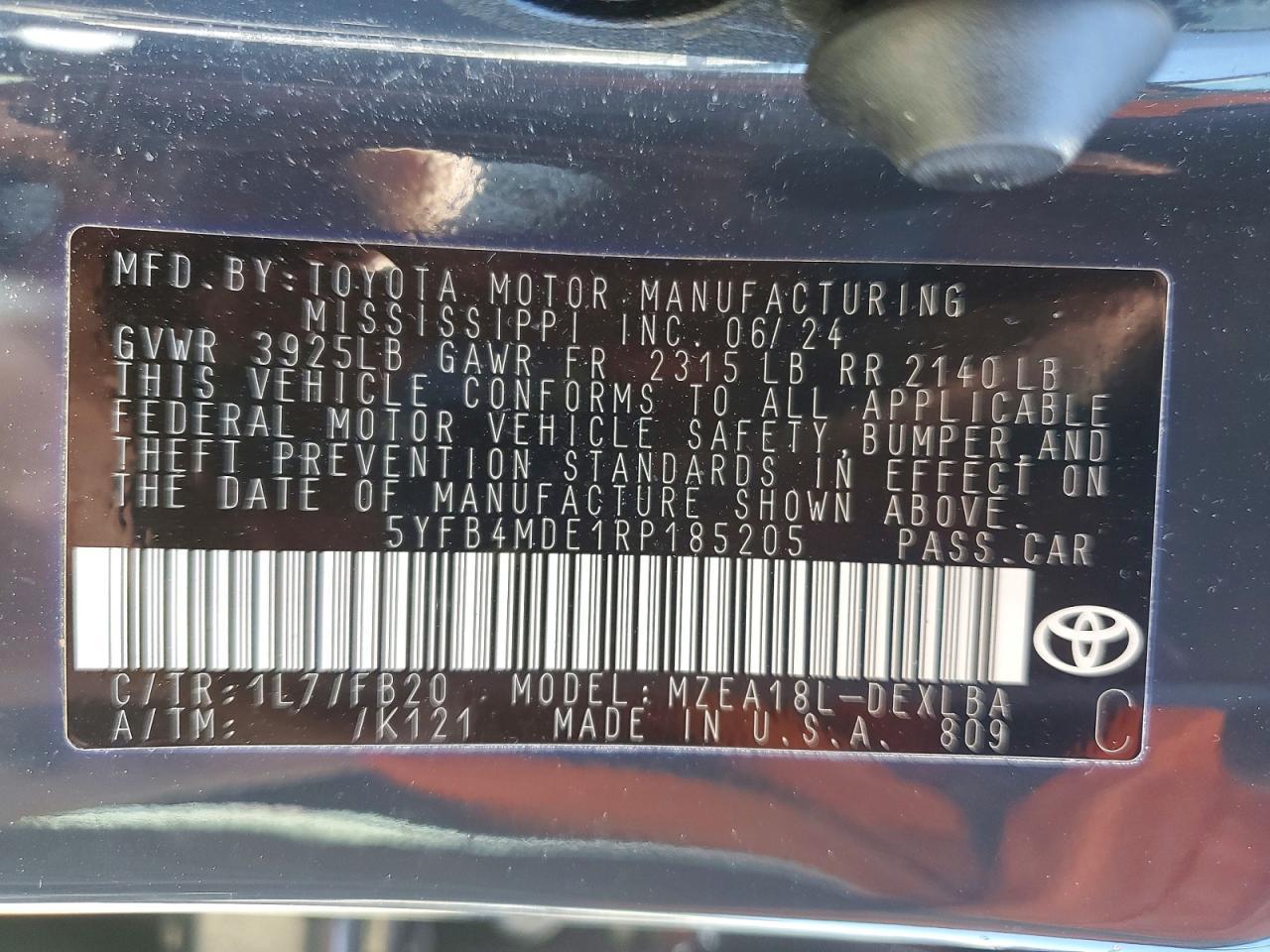TOYOTA COROLLA