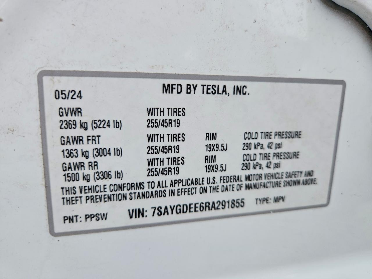 2024 TESLA MODEL Y — фото 14
