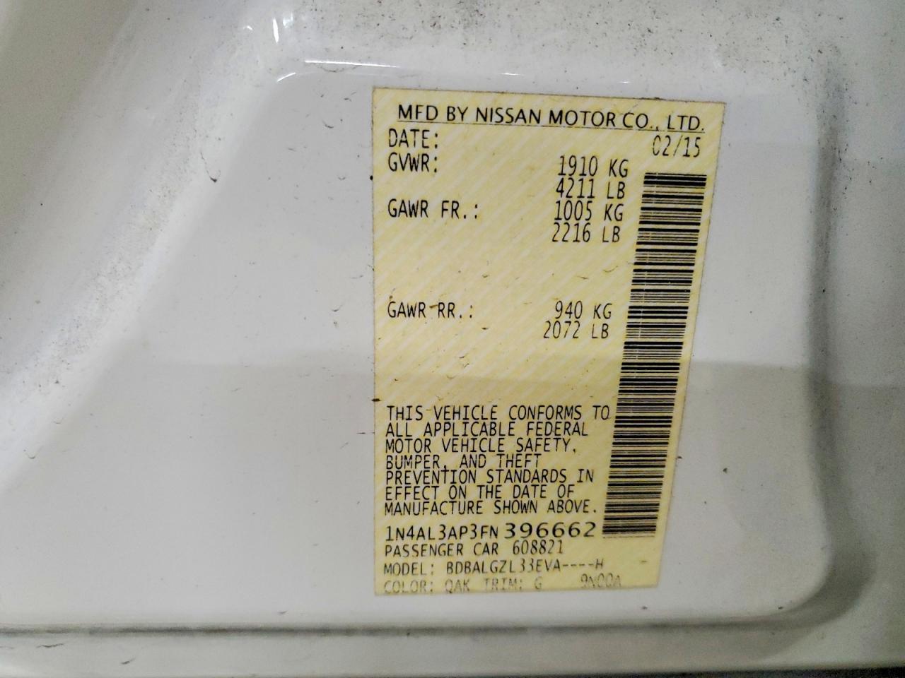 NISSAN ALTIMA