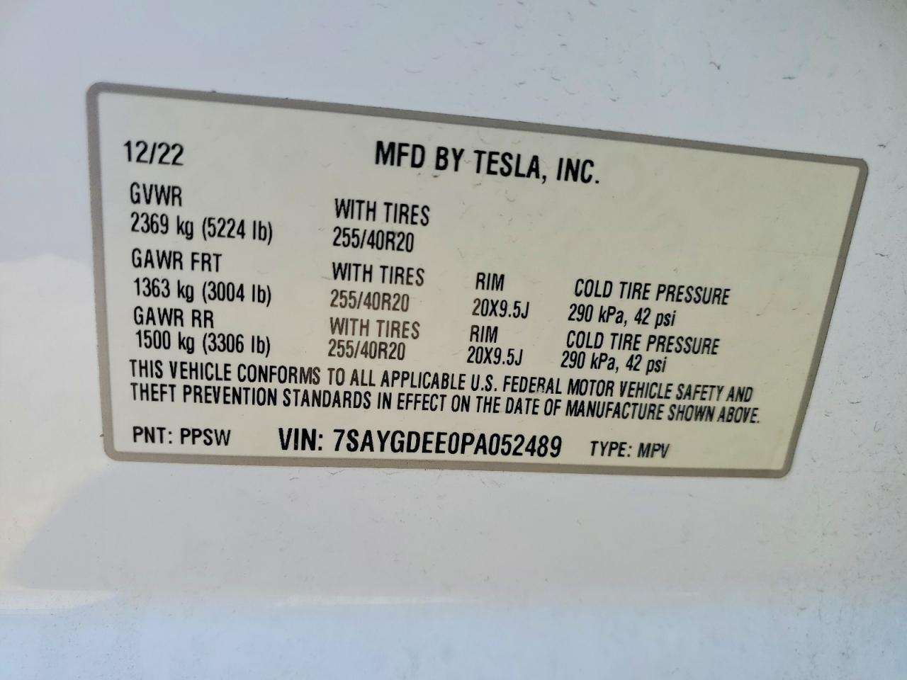 2023 TESLA MODEL Y — фото 13