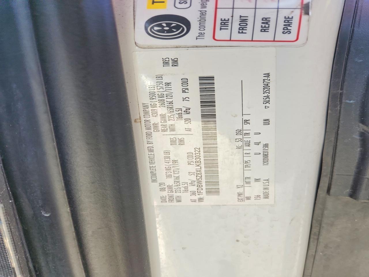 2020 FORD TRANSIT — фото 13