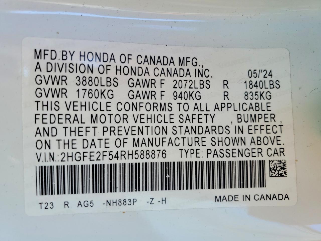 HONDA CIVIC