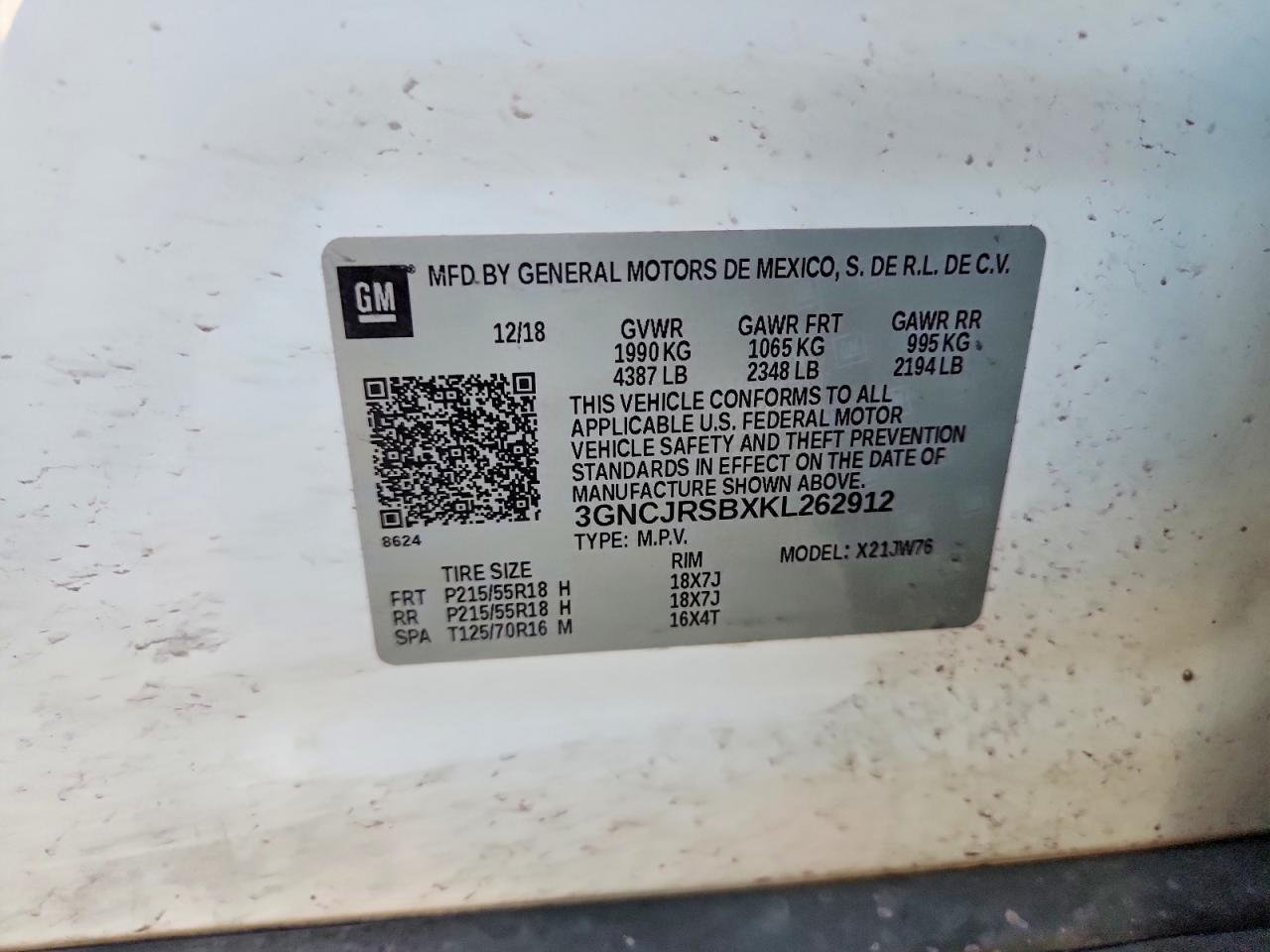 CHEVROLET TRAX