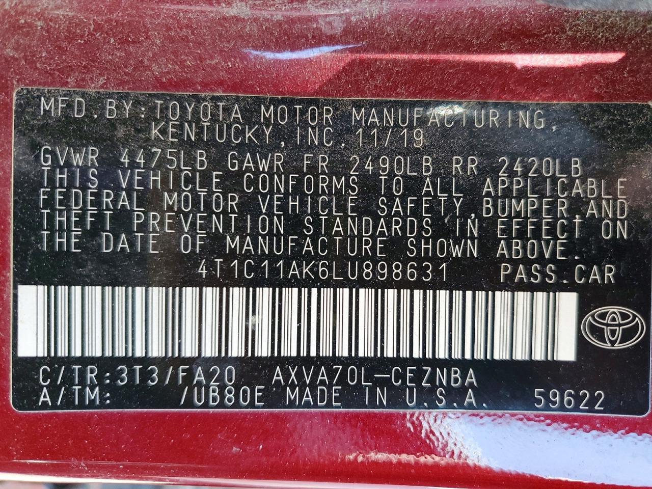 TOYOTA CAMRY