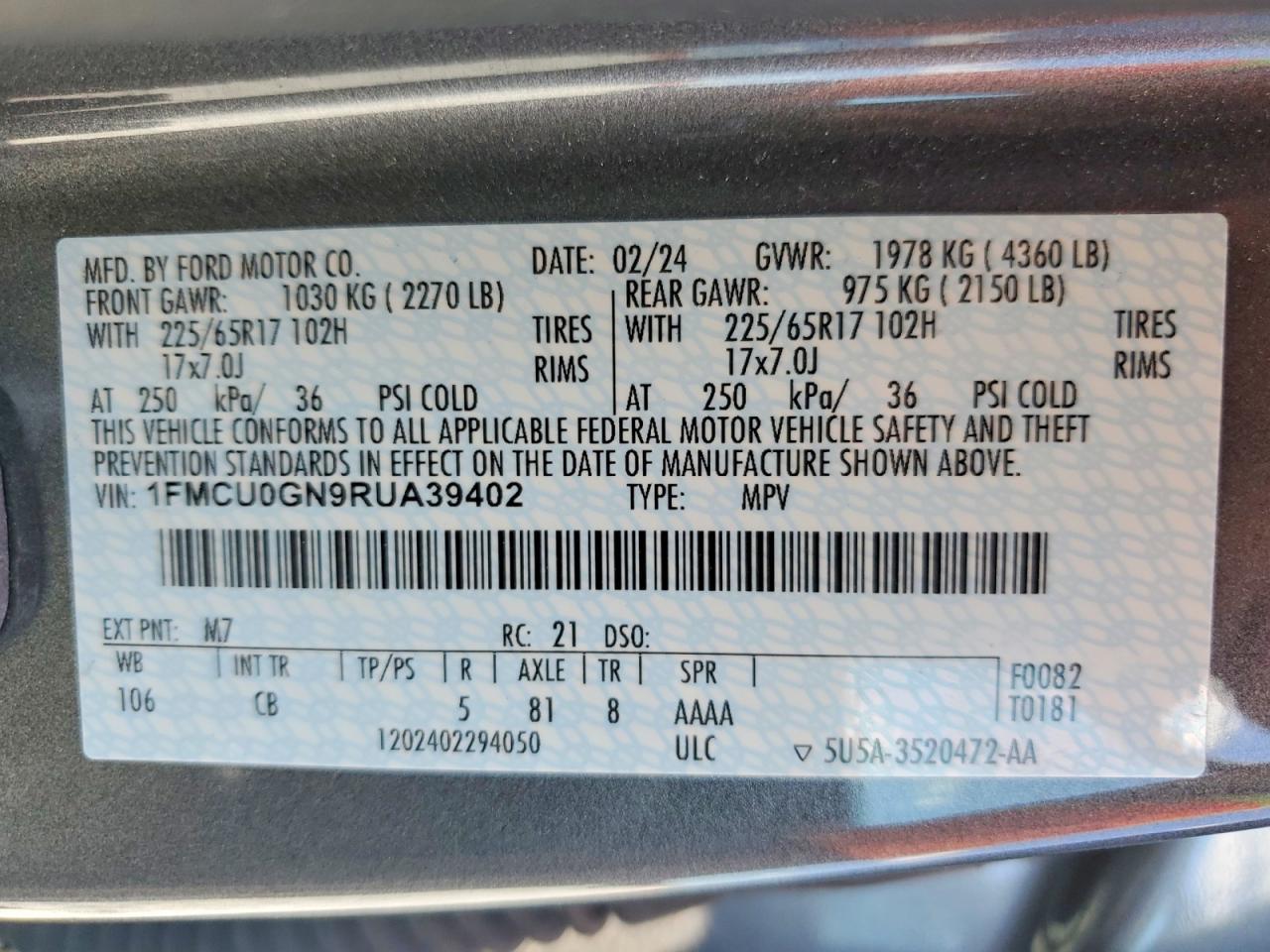 FORD ESCAPE