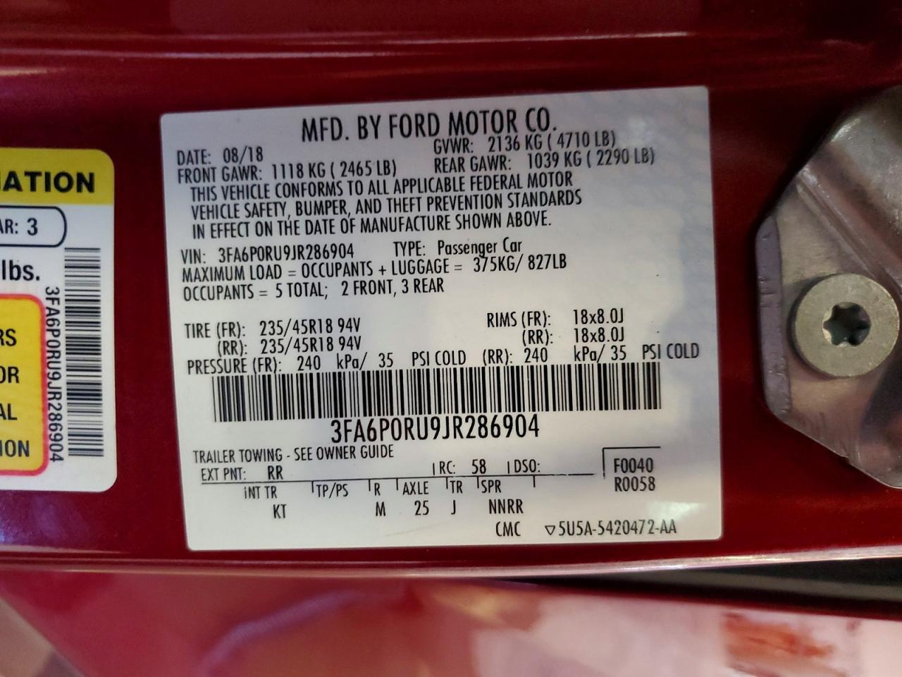 FORD FUSION HYBRID