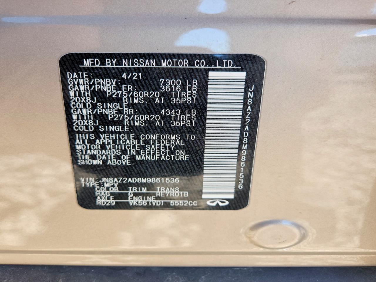 INFINITI QX80