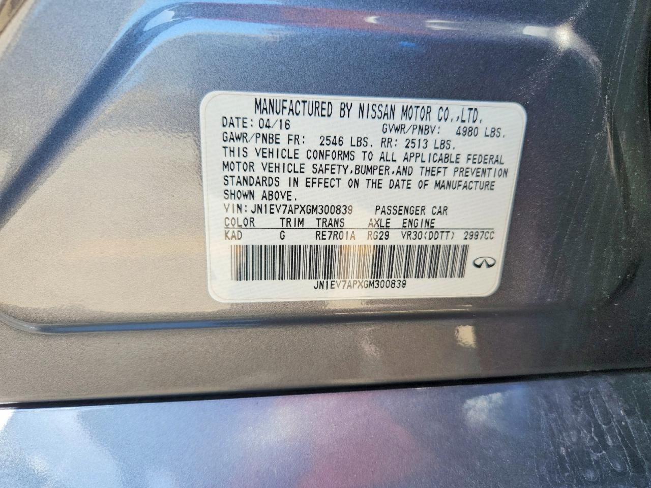 INFINITI Q50