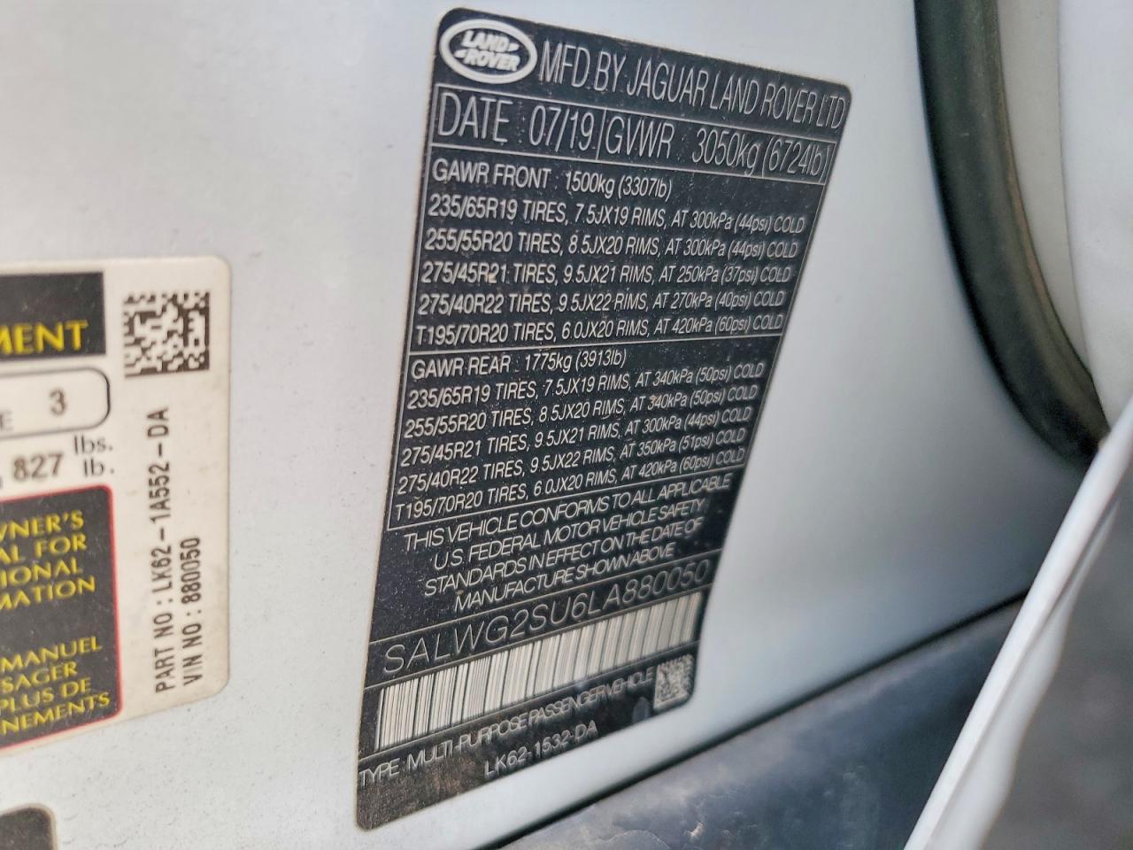 LAND ROVER RANGE ROVER SPORT