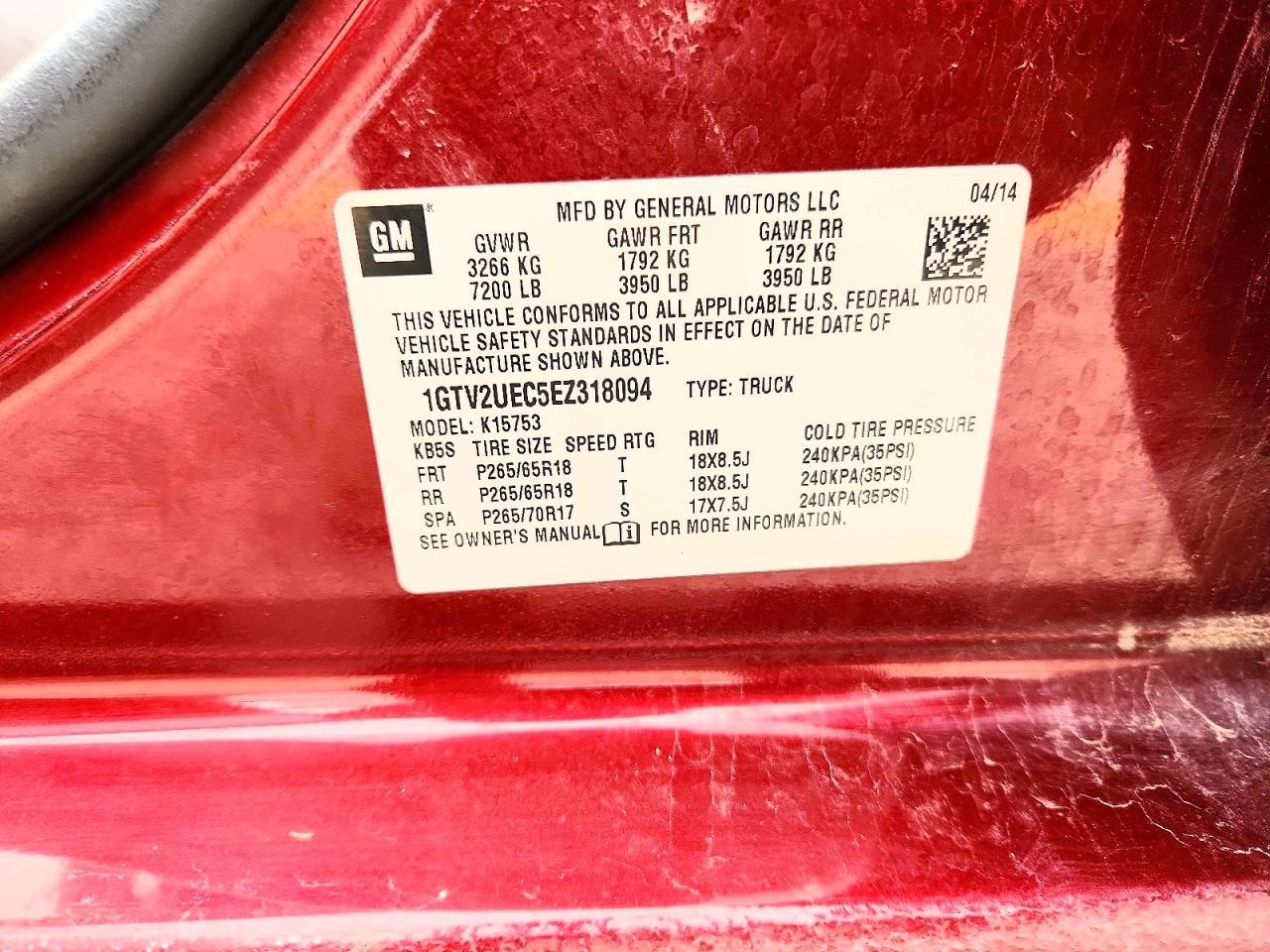 2014 GMC SIERRA — фото 12