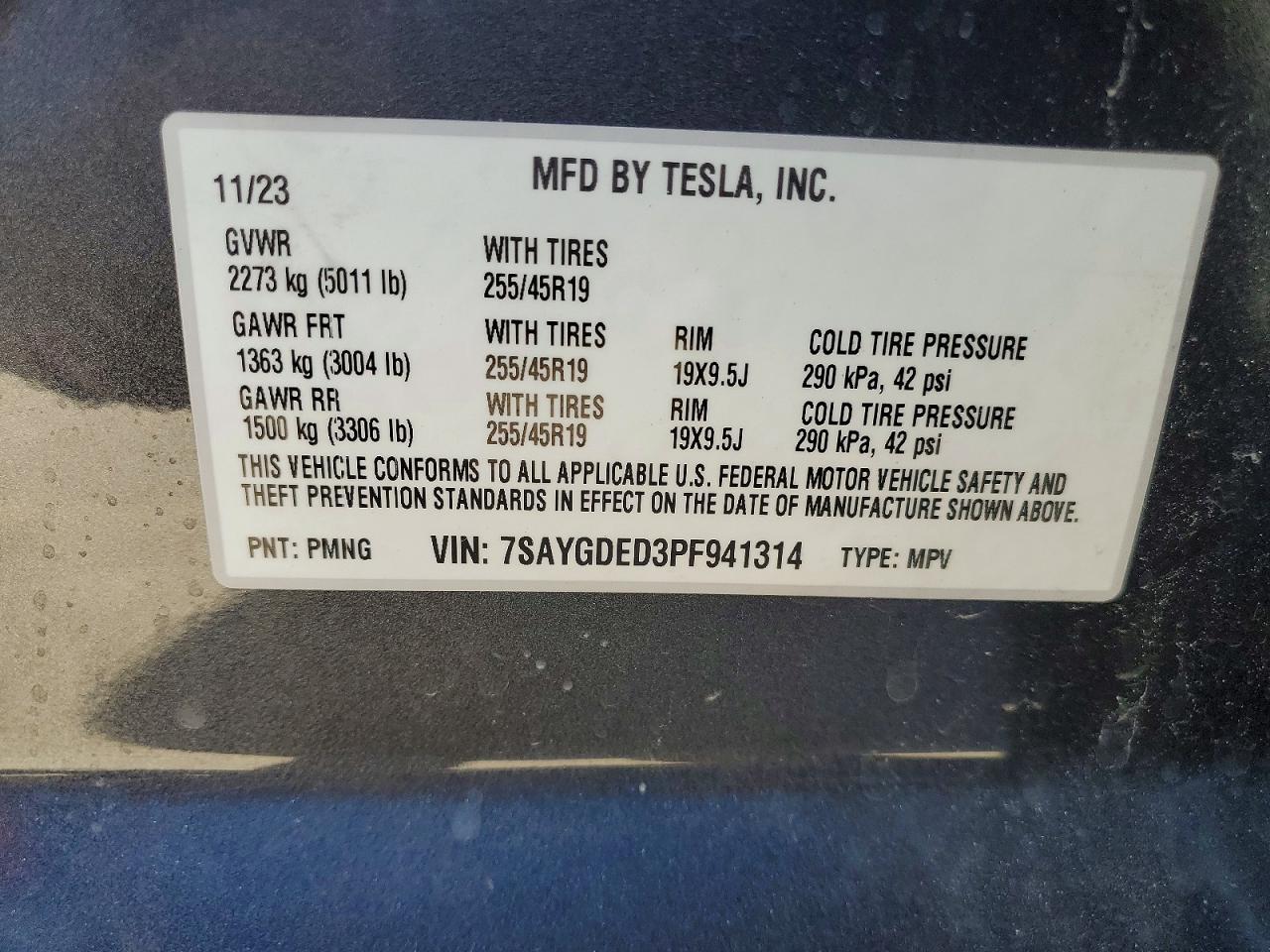 2023 TESLA MODEL Y — фото 13