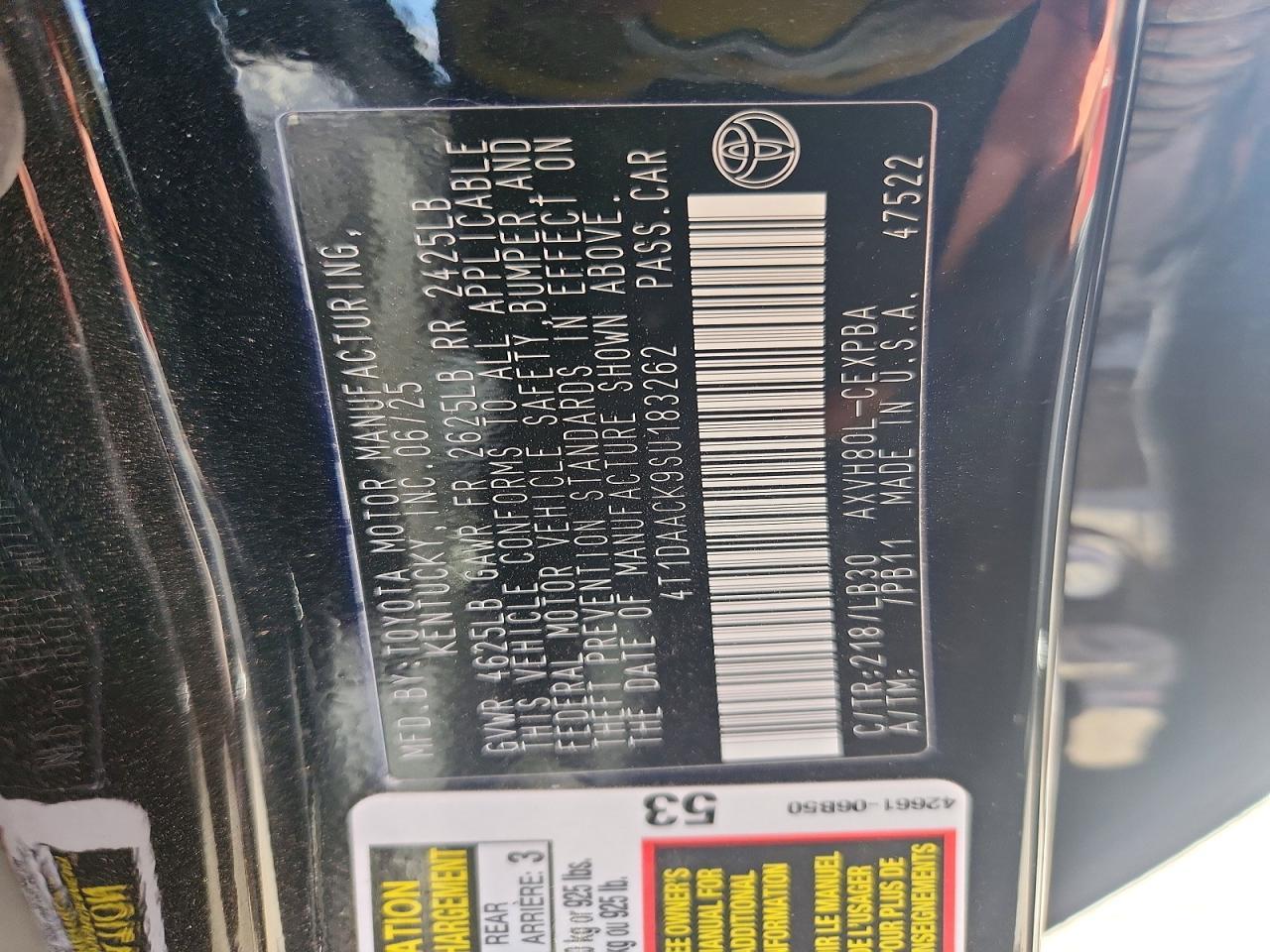 TOYOTA CAMRY HYBRID