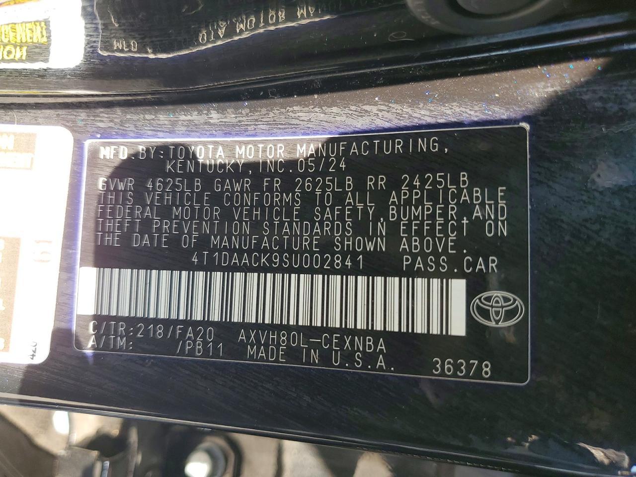 TOYOTA CAMRY HYBRID