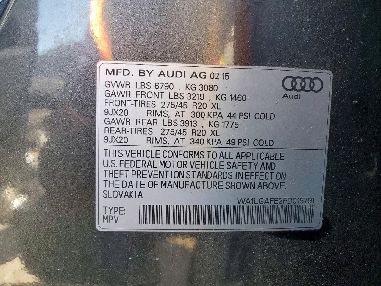 2015 AUDI Q7 — фото 13