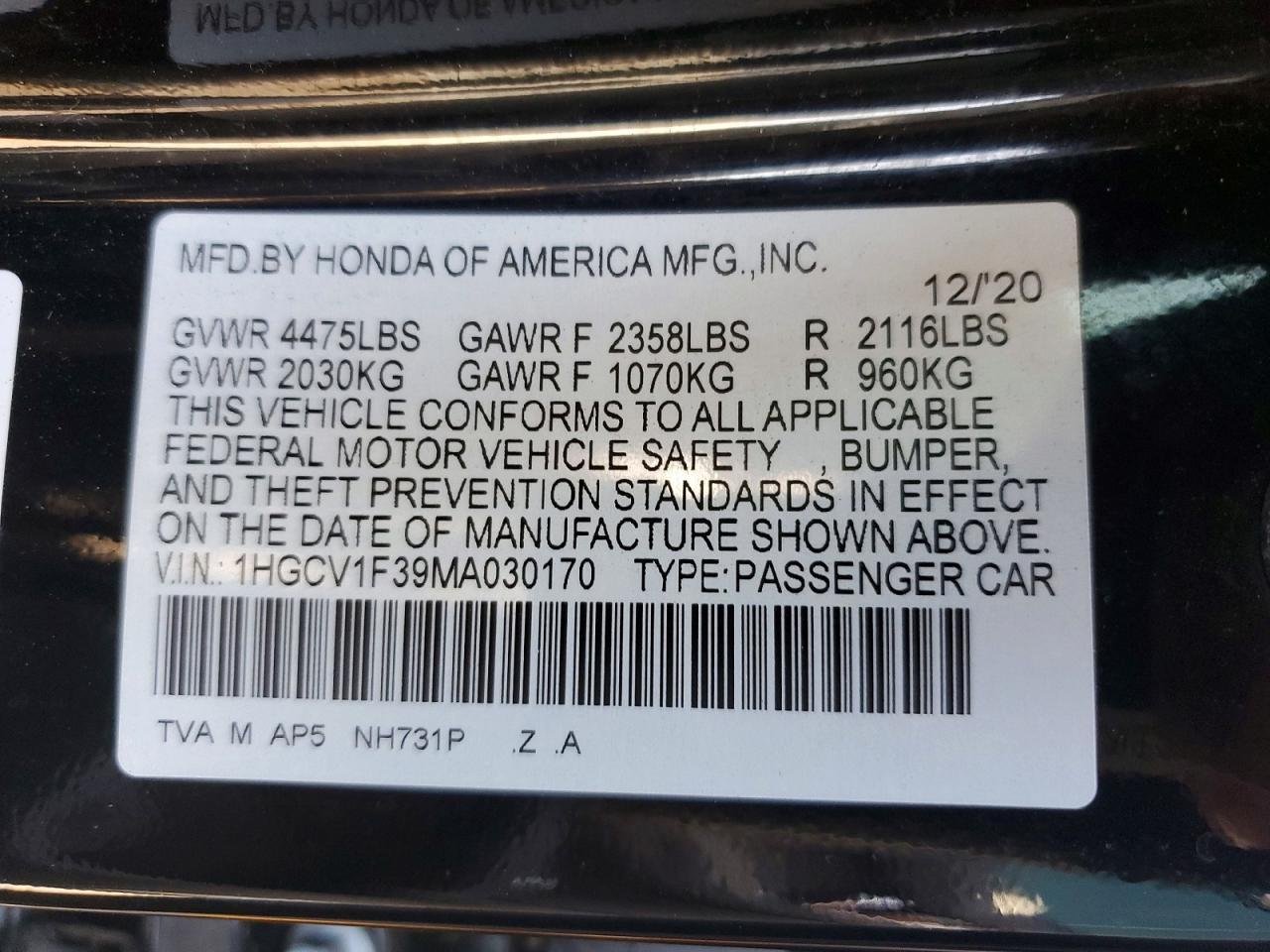 HONDA ACCORD