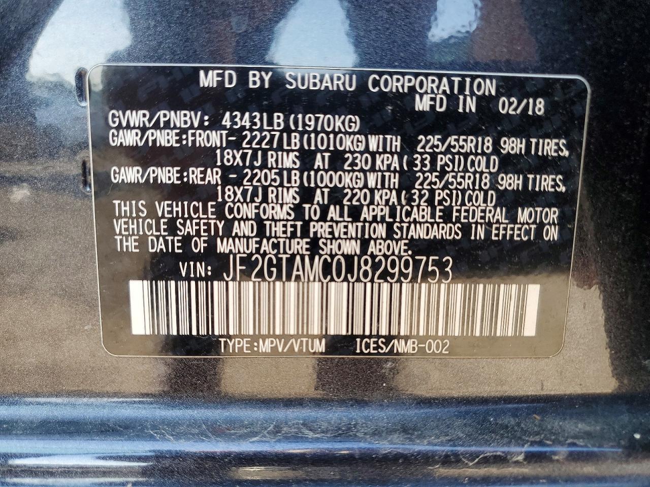 SUBARU CROSSTREK