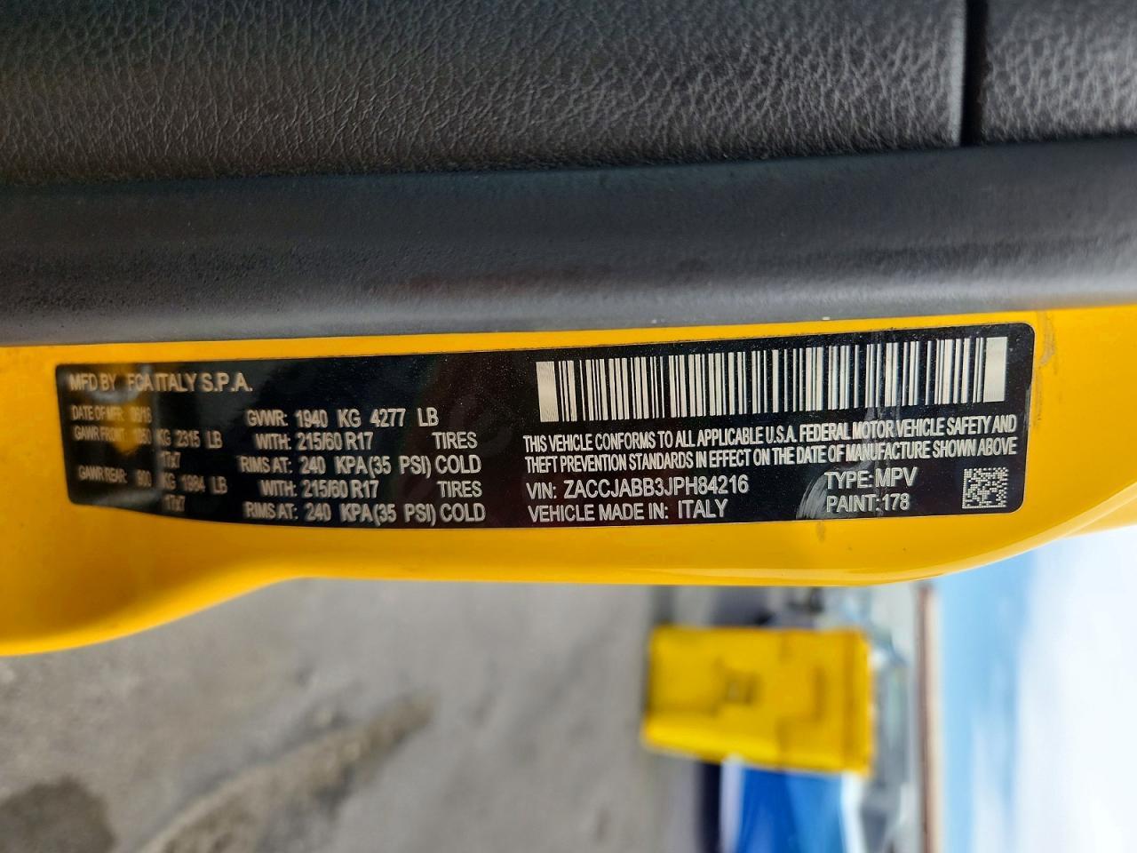 2018 JEEP RENEGADE — фото 13
