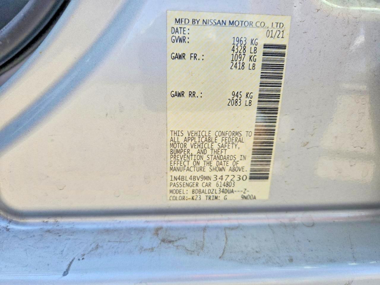NISSAN ALTIMA
