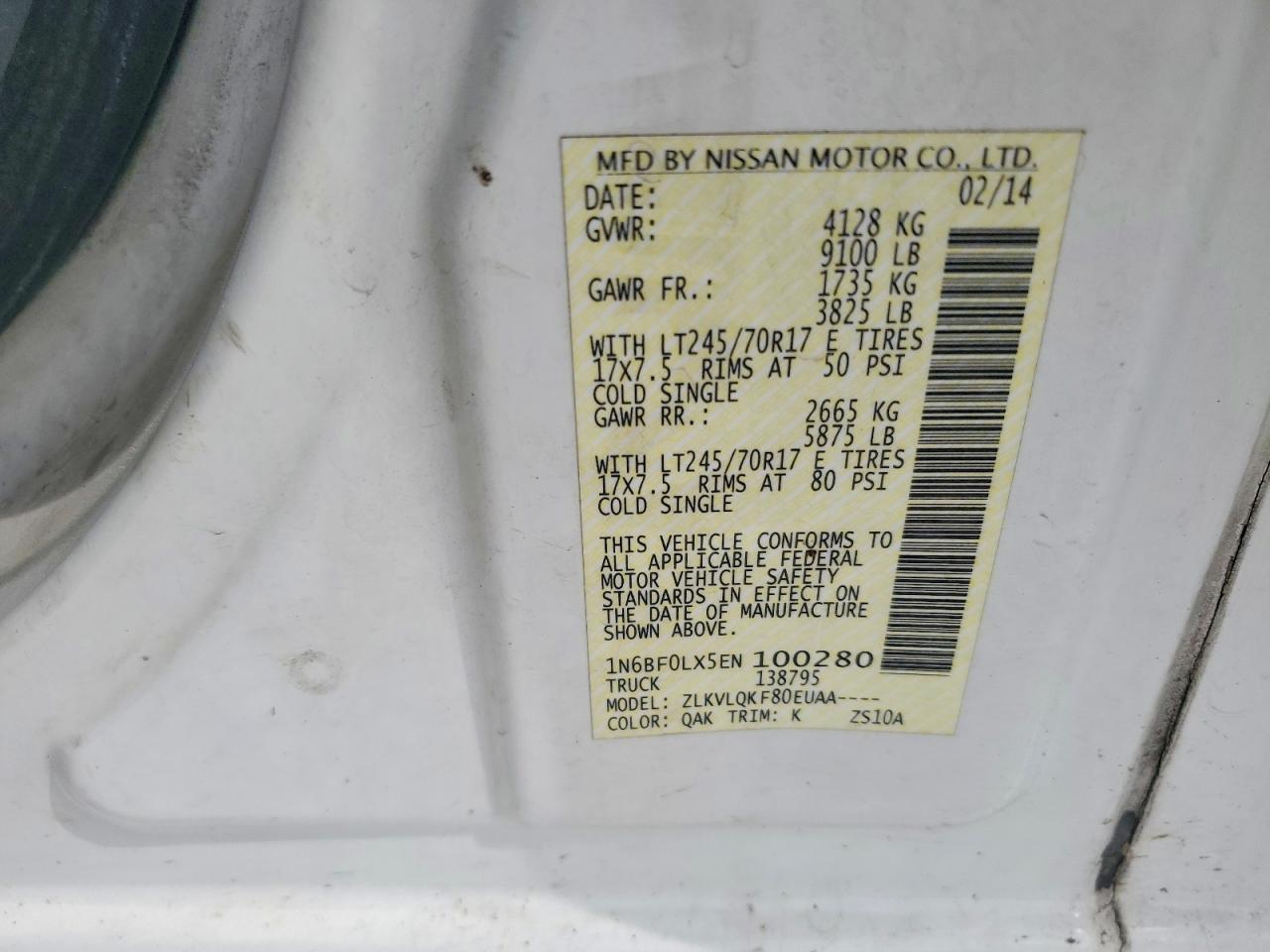 NISSAN NV
