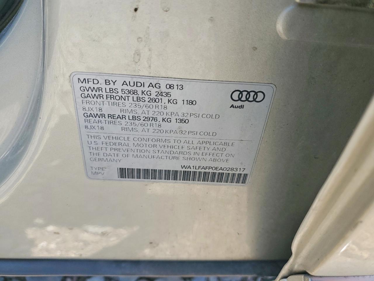 2014 AUDI Q5 — фото 13