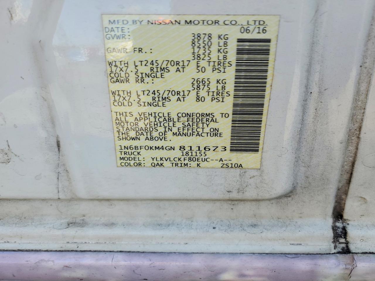 NISSAN NV