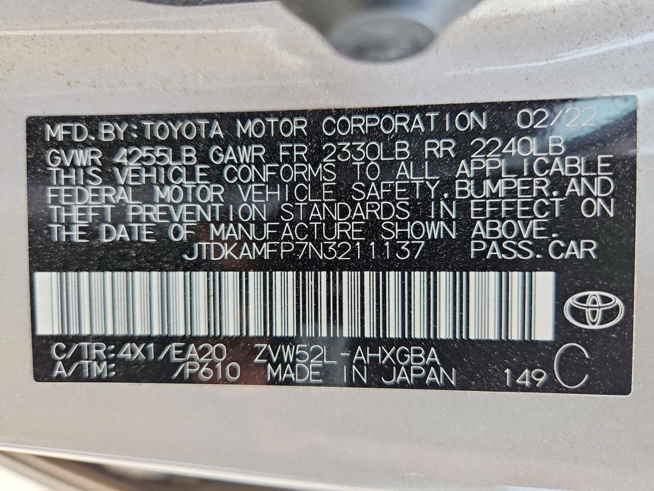 TOYOTA PRIUS PRIME