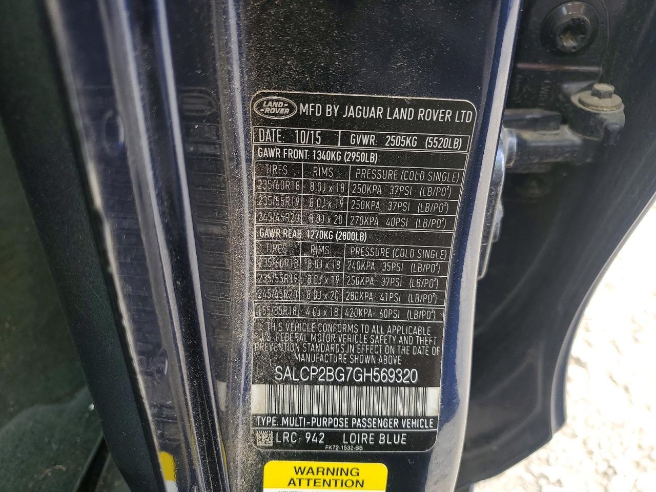 LAND ROVER DISCOVERY SPORT