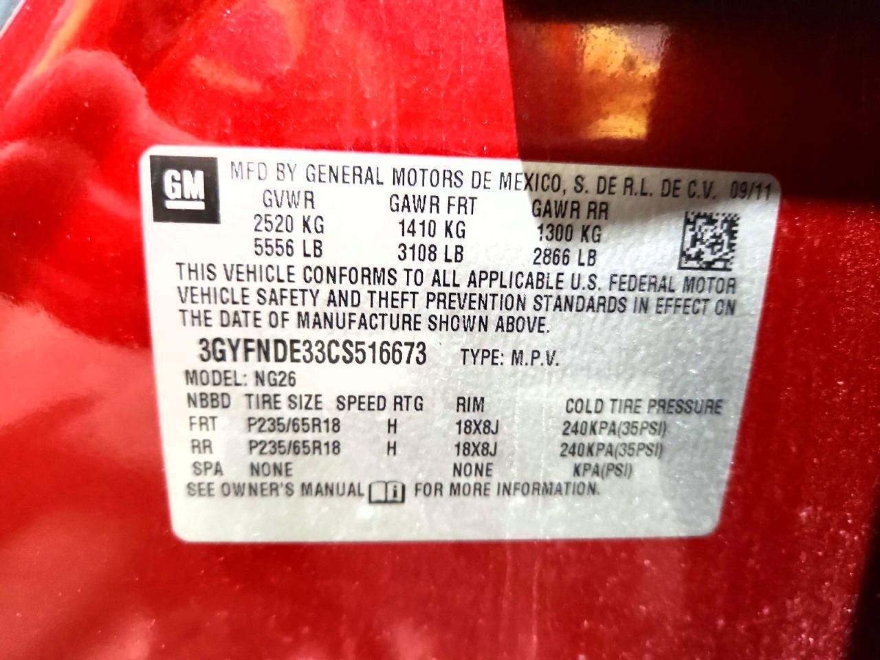 CADILLAC SRX